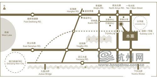 名城•湖左岸区位图